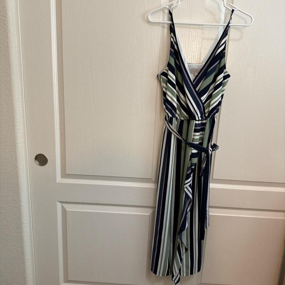 Women's Striped Spaghetti Strap Dress size M